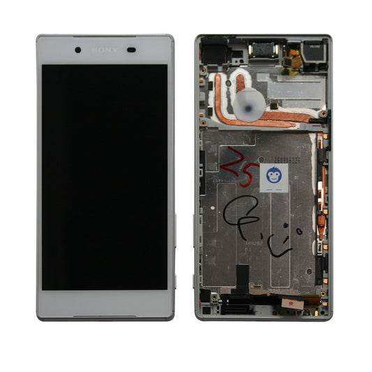 LCD SCREEN IN FRAME SONY XPERIA Z5 WHITE - GRADE AB