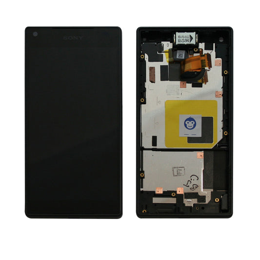 LCD SCREEN IN FRAME SONY XPERIA Z5 COMPACT GREY - GRADE AB