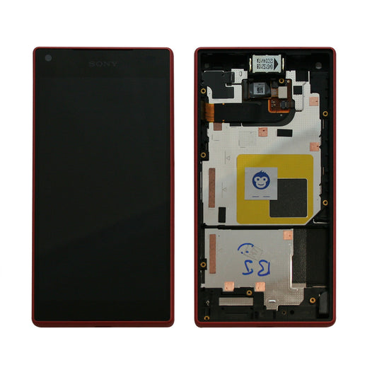 LCD SCREEN IN FRAME SONY XPERIA Z5 COMPACT PINK - GRADE AB
