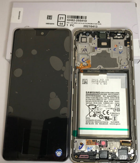 LCD Screen Display Samsung Galaxy A72 4G A725 WHITE WITH BATTERY - NEW