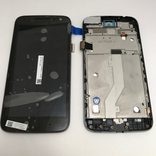 LCD SCREEN DISPLAY WITH FRAME MOTOROLA G4 PLAY BLACK XT1604 - NEW