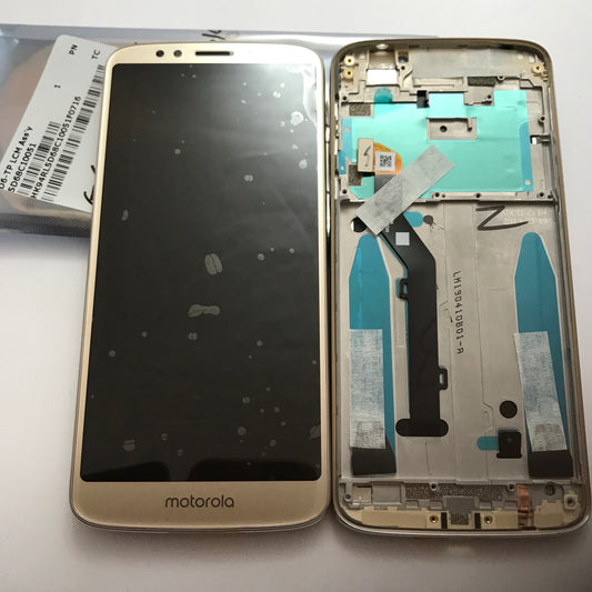 LCD SCREEN DISPLAY WITH FRAME MOTOROLA G6 PLAY GOLD XT1922 - NEW