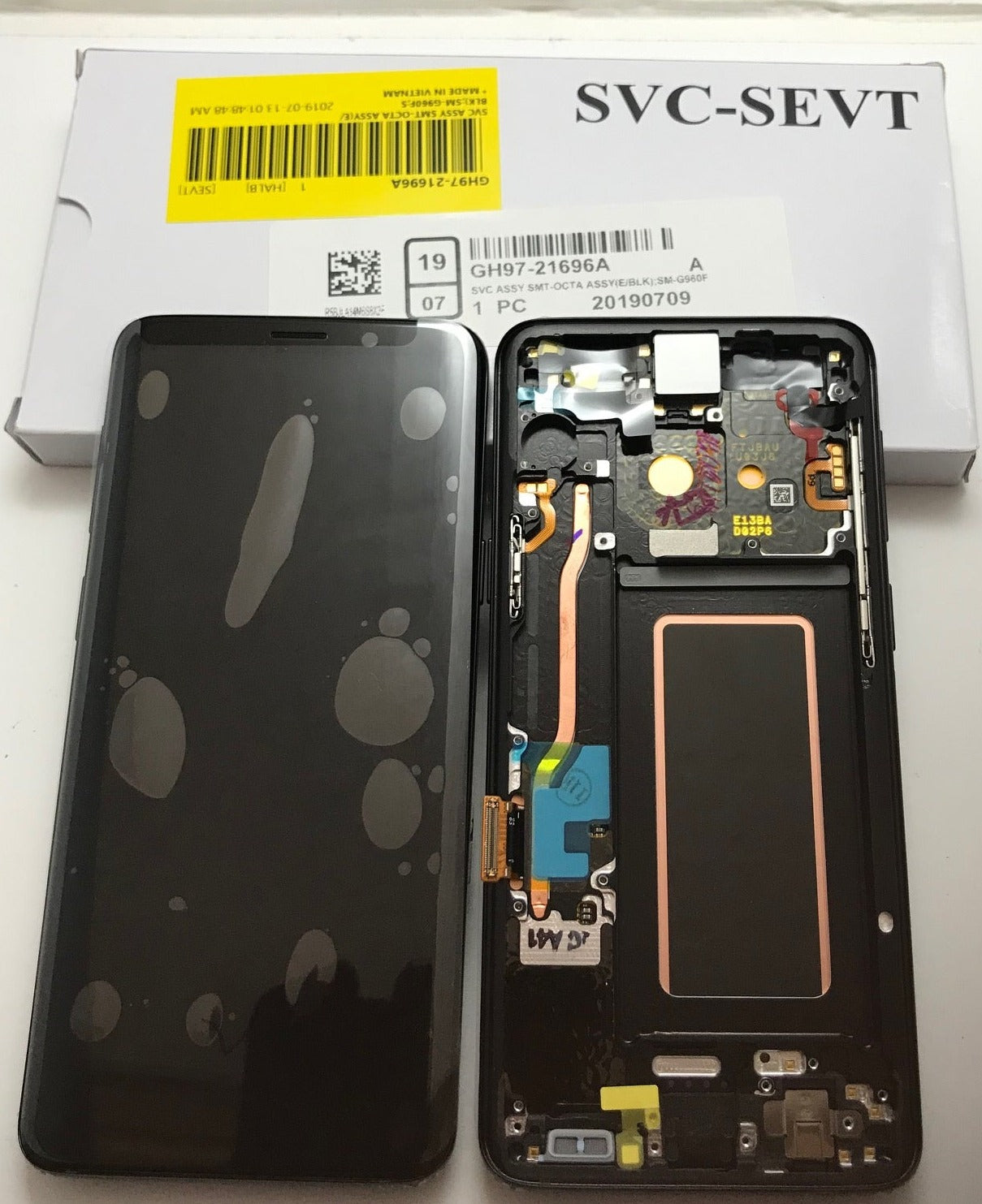 LCD DISPLAY SCREEN SAMSUNG GALAXY G960F S9 MIDNIGHT BLACK - NEW