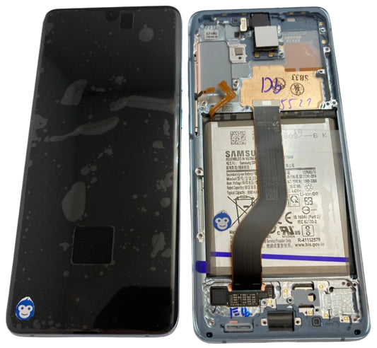 LCD Display Screen Samsung Galaxy S20 PLUS + / S20 PLUS + 5G G985 / G986 Cloud Blue (no front camera) W/BATTERY - NEW / NO BOX