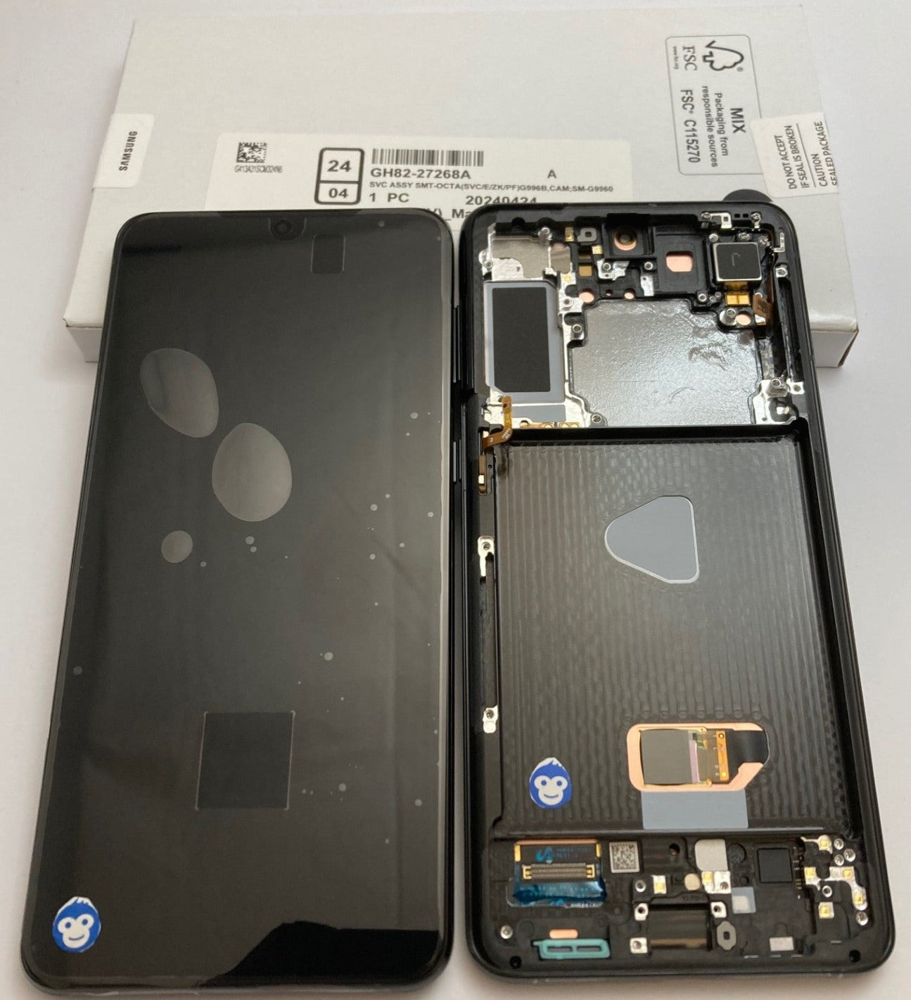 LCD Screen Display Samsung Galaxy S21 PLUS / S21+ 5G G996 BLACK (No front cam) - NEW