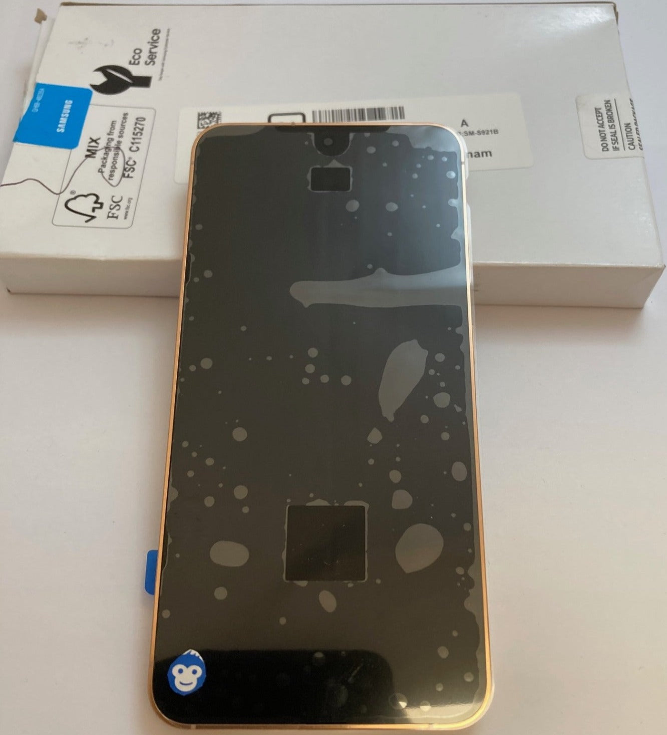 LCD SCREEN DISPLAY Samsung Galaxy S24 S921 Sandstone Orange with battery - NEW