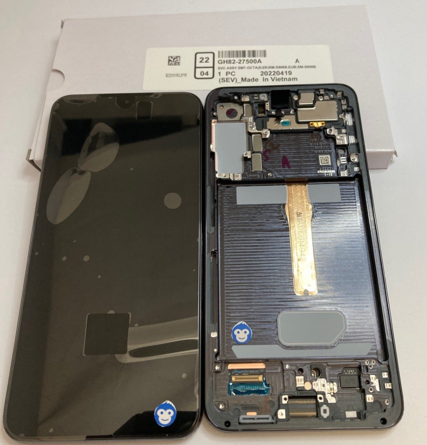 LCD Screen Display Samsung Galaxy S22 PLUS S906 BLACK (No front cam) - NEW