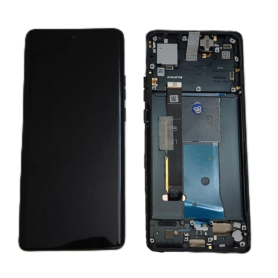 LCD SCREEN DISPLAY WITH FRAME MOTOROLA EDGE 40 BLACK - NEW