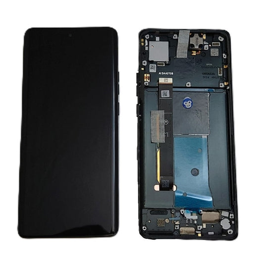 LCD SCREEN DISPLAY WITH FRAME MOTOROLA EDGE 40 BLACK - NEW