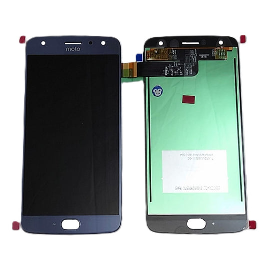 LCD SCREEN DISPLAY WITH FRAME MOTOROLA / LENOVO X4 BLUE / SILVER XT1900 - NEW