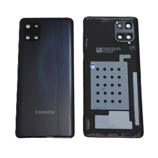 BACK BATTERY REAR COVER CAMERA LENS SAMSUNG GALAXY NOTE 10 LITE N770 BLACK - GRADE AB