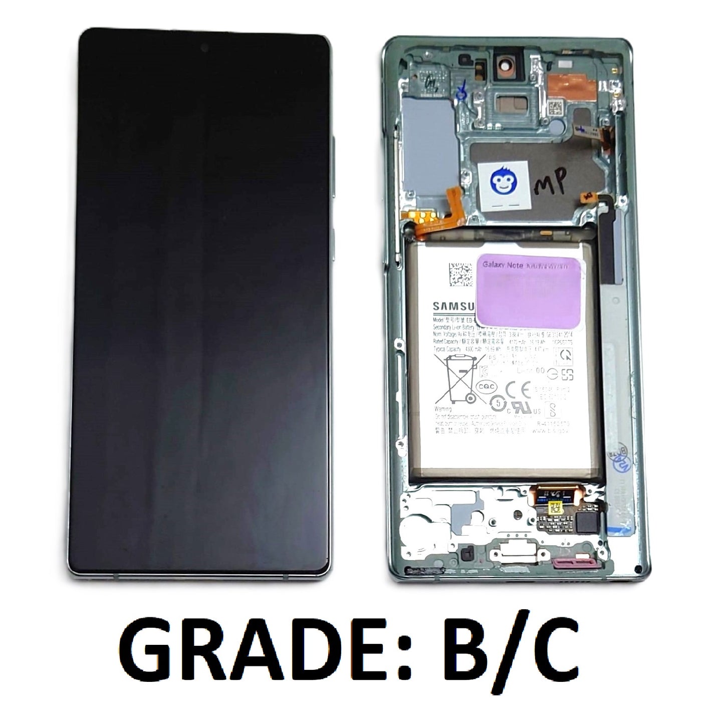 LCD Screen Display SAMSUNG GALAXY NOTE 20 N980 N981 GREEN - GRADE BC