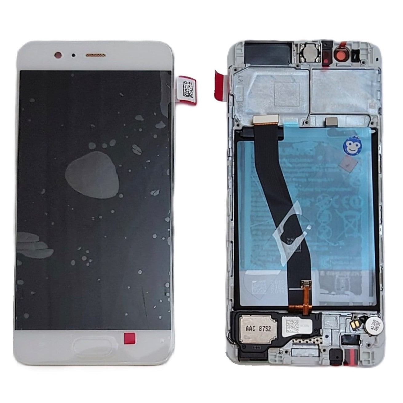 Huawei P10 LCD in frame White 02351DQN - NEW
