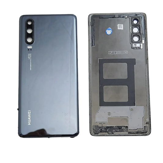 Back Battery Cover Huawei P30 Camera lens Black - GRADE AB