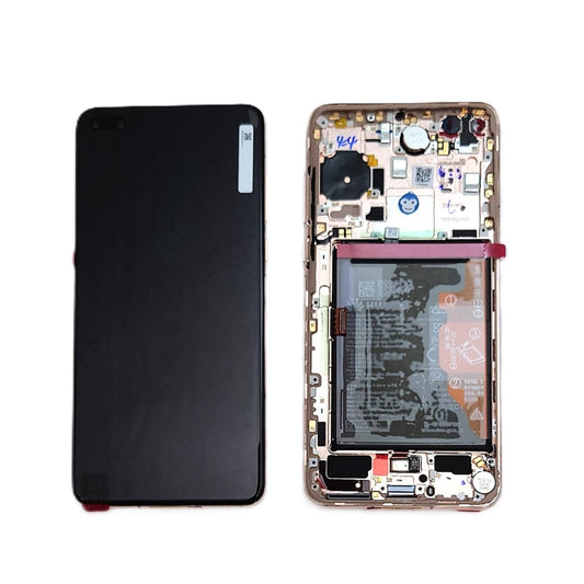 LCD display screen Huawei P40 in frame Gold with Battery 02353MFV - NEW