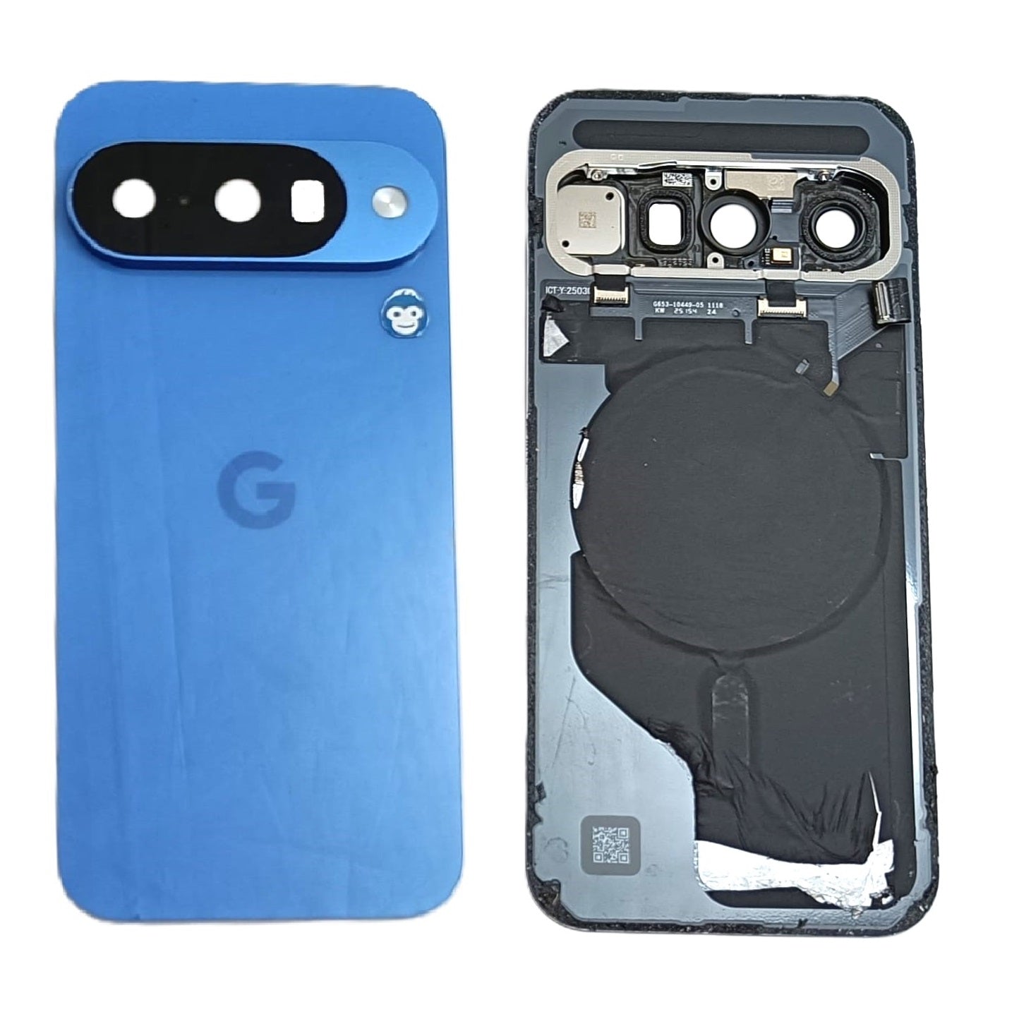 BACK COVER CHASSIS CAMERA LENS GOOGLE PIXEL 10 INDIGO (BLUE) - GRADE AB