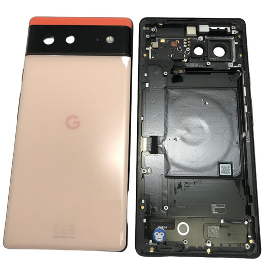 BACK HOUSING CHASSIS CAMERA LENS GOOGLE PIXEL 6 PINK - GRADE AB