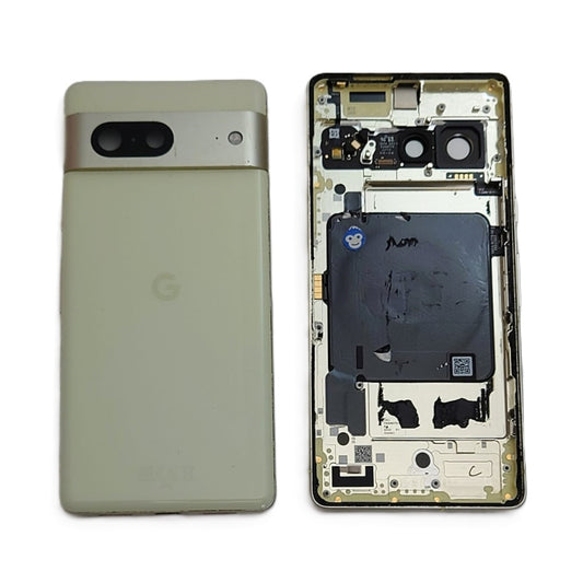 BACK HOUSING CHASSIS CAMERA LENS GOOGLE PIXEL 7 LEMON GRASS (YELLOW) - GRADE AB