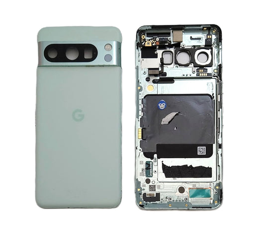 BACK HOUSING CHASSIS CAMERA LENS GOOGLE PIXEL 8 PRO MINT (GREEN) - GRADE AB