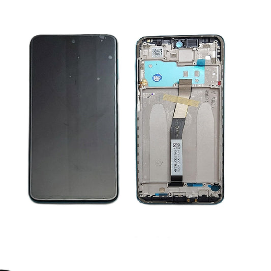LCD SCREEN DISPLAY WITH FRAME XIAOMI REDMI NOTE 9 PRO (4G) GREEN - NEW