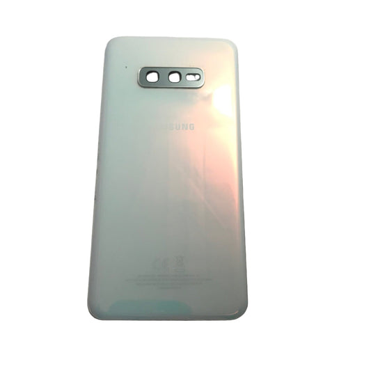Back Battery Cover Camera lens Samsung Galaxy S10E G970 Prism White - GRADE AB