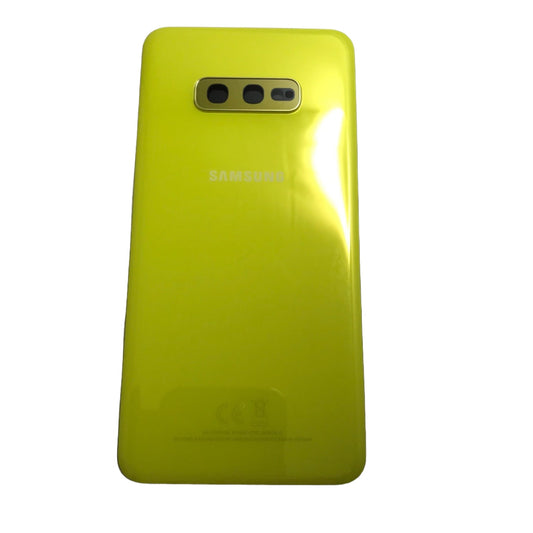 Back Battery Cover Camera lens Samsung Galaxy S10E G970 Canary Yellow - GRADE AB