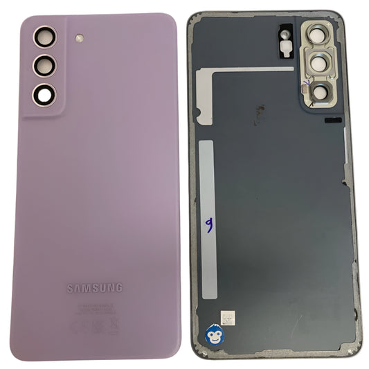 BACK BATTERY REAR COVER PANEL CAMERA LENS SAMSUNG GALAXY S21 FE G990 Violet - GRADE AB