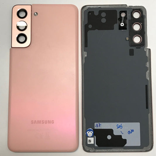 BACK BATTERY REAR COVER PANEL CAMERA LENS SAMSUNG GALAXY S21 5G G991 PINK - GRADE AB