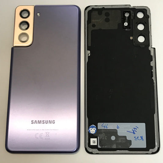 BACK BATTERY REAR COVER PANEL CAMERA LENS SAMSUNG GALAXY S21 5G G991 VIOLET  - GRADE AB