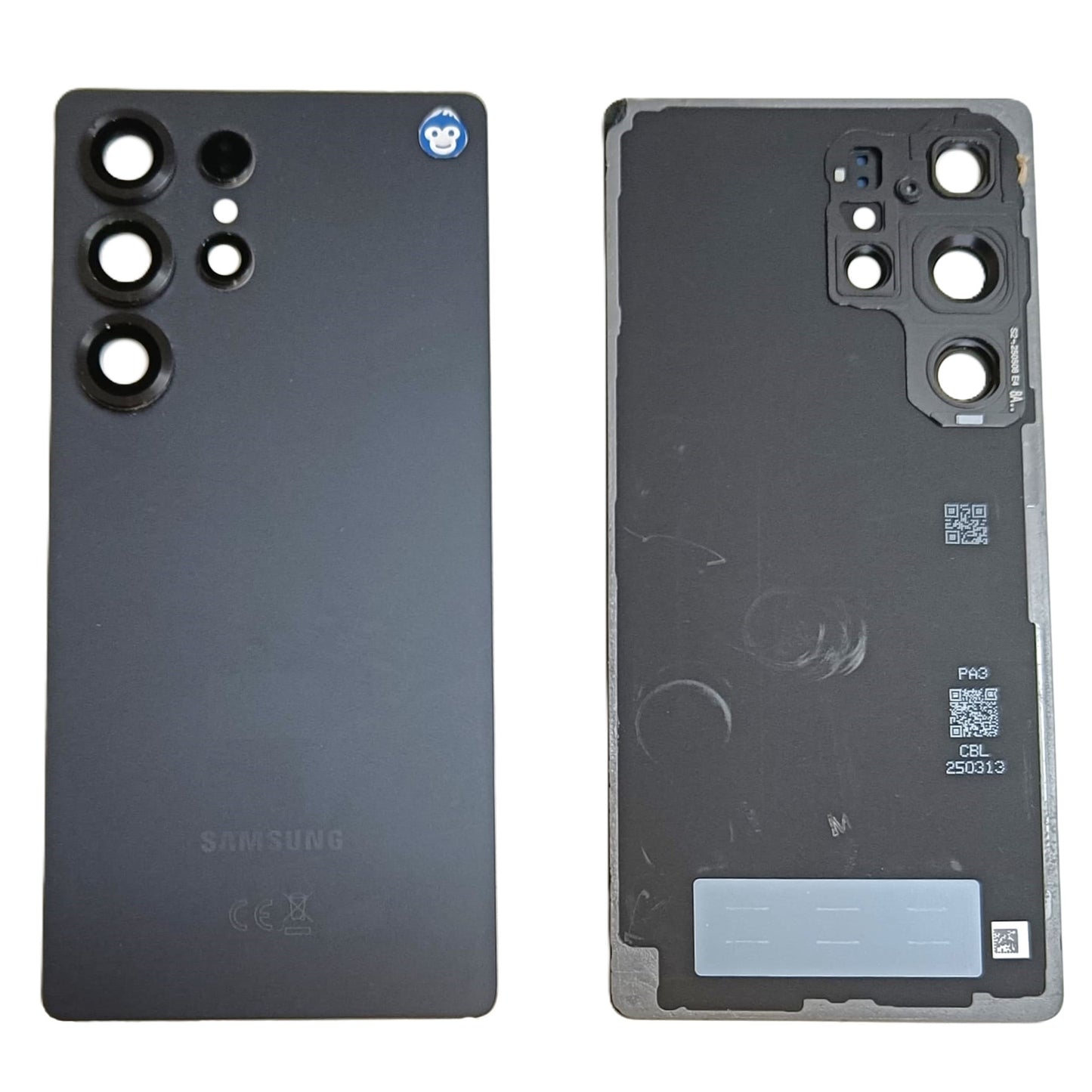 Back cover glass camera lens Samsung Galaxy S25 Ultra Titanium Black - GRADE AB