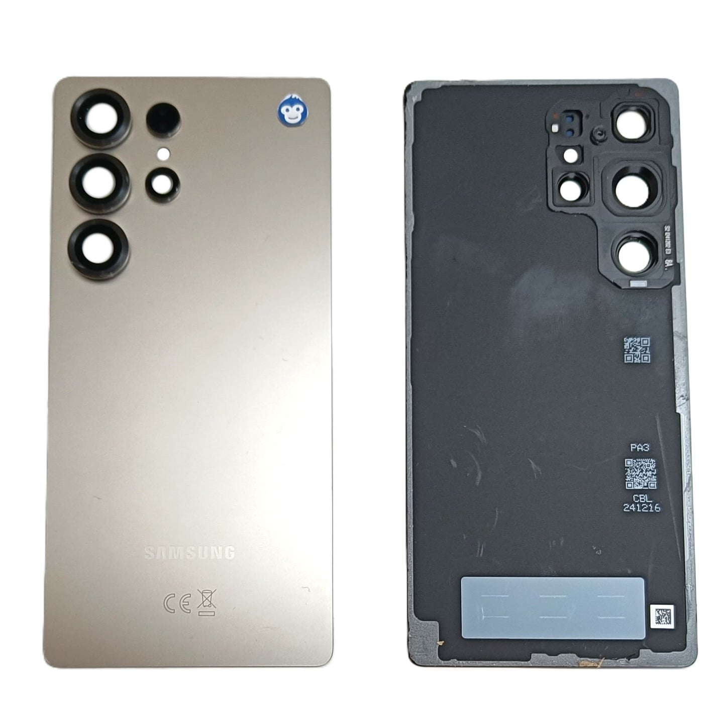 Back cover glass camera lens Samsung Galaxy S25 Ultra Titanium Grey - GRADE AB