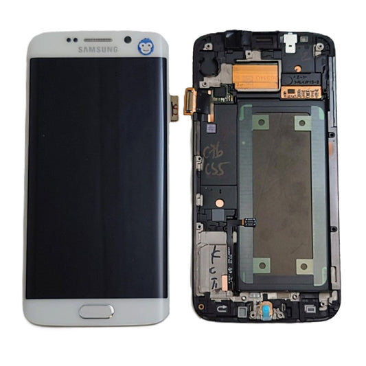 LCD DISPLAY SCREEN SAMSUNG GALAXY G925F S6 EDGE WHITE - NEW (NO BOX)
