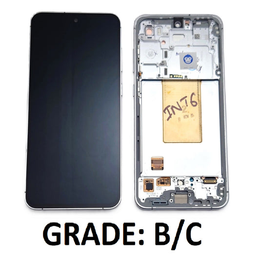LCD Screen Display Samsung Galaxy S24 FE S721 GREY (WHITE) - GRADE BC