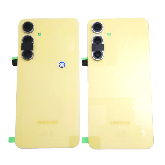 Back Battery Cover Samsung Galaxy S721 S24 FE Yellow Camera Lens - NEW