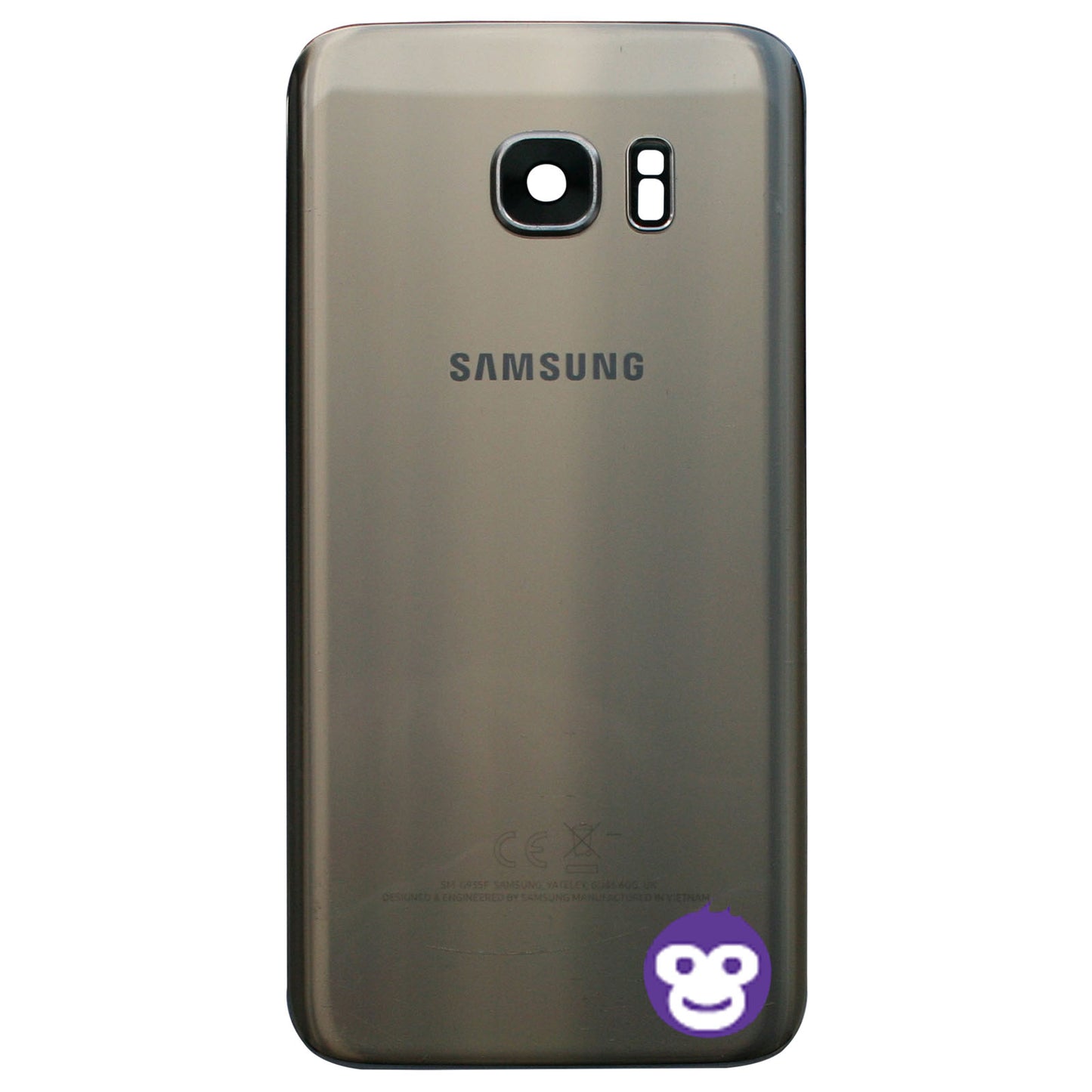 BACK BATTERY REAR COVER PANEL CAMERA LENS  SAMSUNG GALAXY G935F S7 EDGE GOLD - GRADE AB