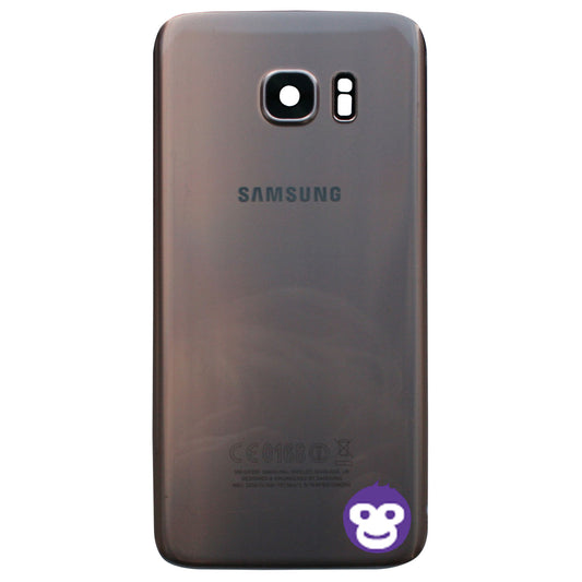BACK BATTERY REAR COVER PANEL CAMERA LENS  SAMSUNG GALAXY G935F S7 EDGE ROSE (PINK GOLD) - GRADE AB