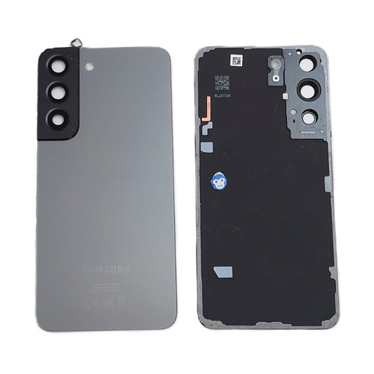 BACK BATTERY REAR COVER PANEL CAMERA LENS SAMSUNG GALAXY S22 S901  GRAPHITE - GRADE AB