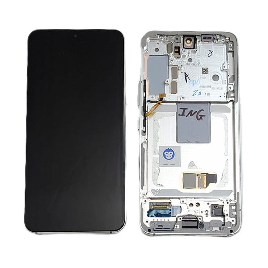 USED LCD SCREEEN DISPLAY SAMSUNG GALAXY S22 S901 WHITE  - GRADE AB