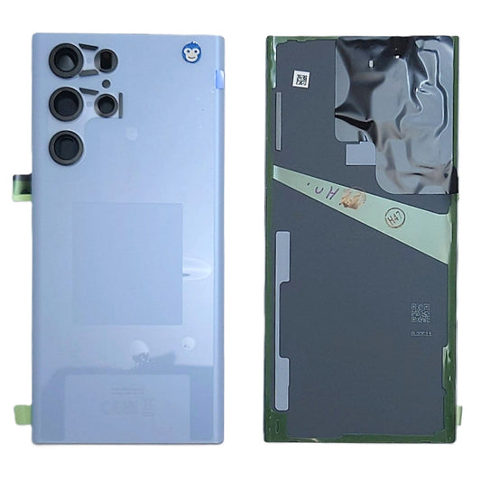 BACK BATTERY REAR COVER PANEL CAMERA LENS SAMSUNG GALAXY S22 ULTRA S908 BLUE - NEW