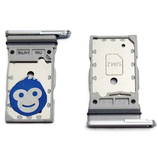 SIM TRAY SAMSUNG GALAXY S22 ULTRA S908 WHITE - GRADE AB