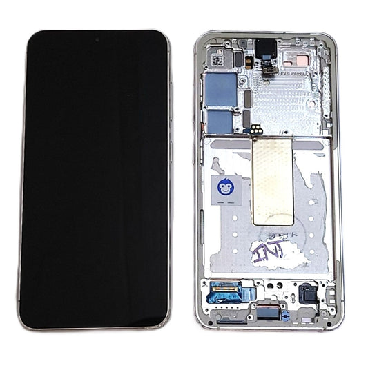 LCD DISPLAY SCREEN SAMSUNG GALAXY S23 S911 CREAM (WHITE) - GRADE AB