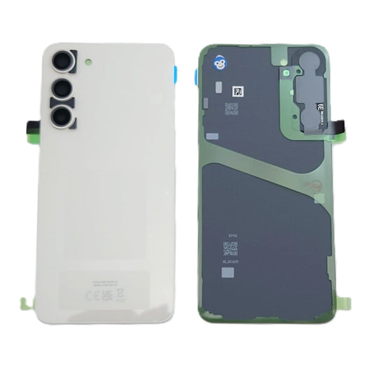 BACK BATTERY REAR COVER PANEL CAMERA LENS SAMSUNG GALAXY S23 PLUS S916 CREAM (WHITE) - NEW
