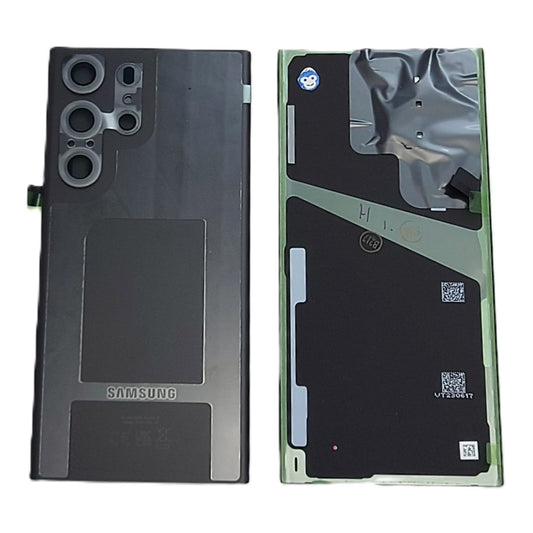 BACK BATTERY REAR COVER PANEL CAMERA LENS SAMSUNG GALAXY S23 ULTRA S918 BLACK - NEW