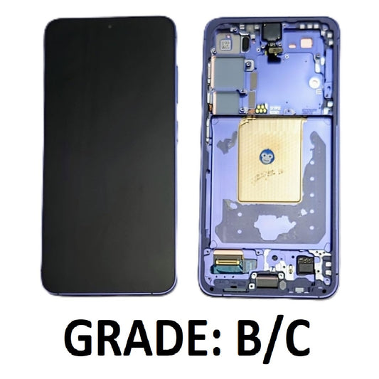 LCD SCREEN DISPLAY Samsung Galaxy S24 S921 Cobalt Violet - GRADE BC