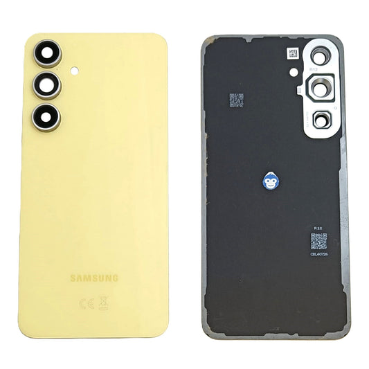 Back Battery Cover Samsung Galaxy S721 S24 FE Yellow Camera Lens - GRADE AB
