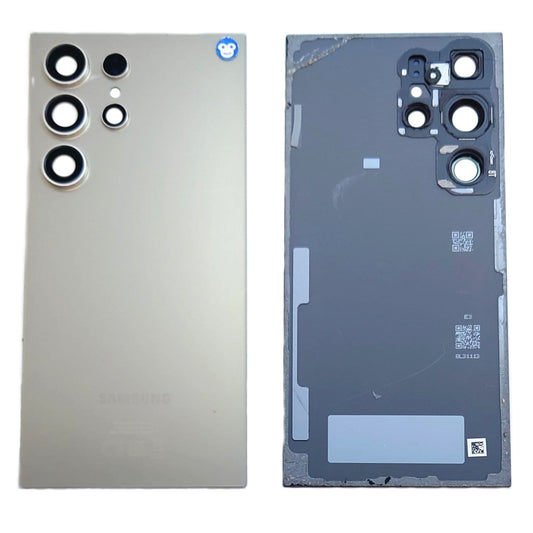 BACK BATTERY REAR COVER PANEL CAMERA LENS SAMSUNG GALAXY S24 ULTRA S928 TITANIUM GREY - GRADE AB
