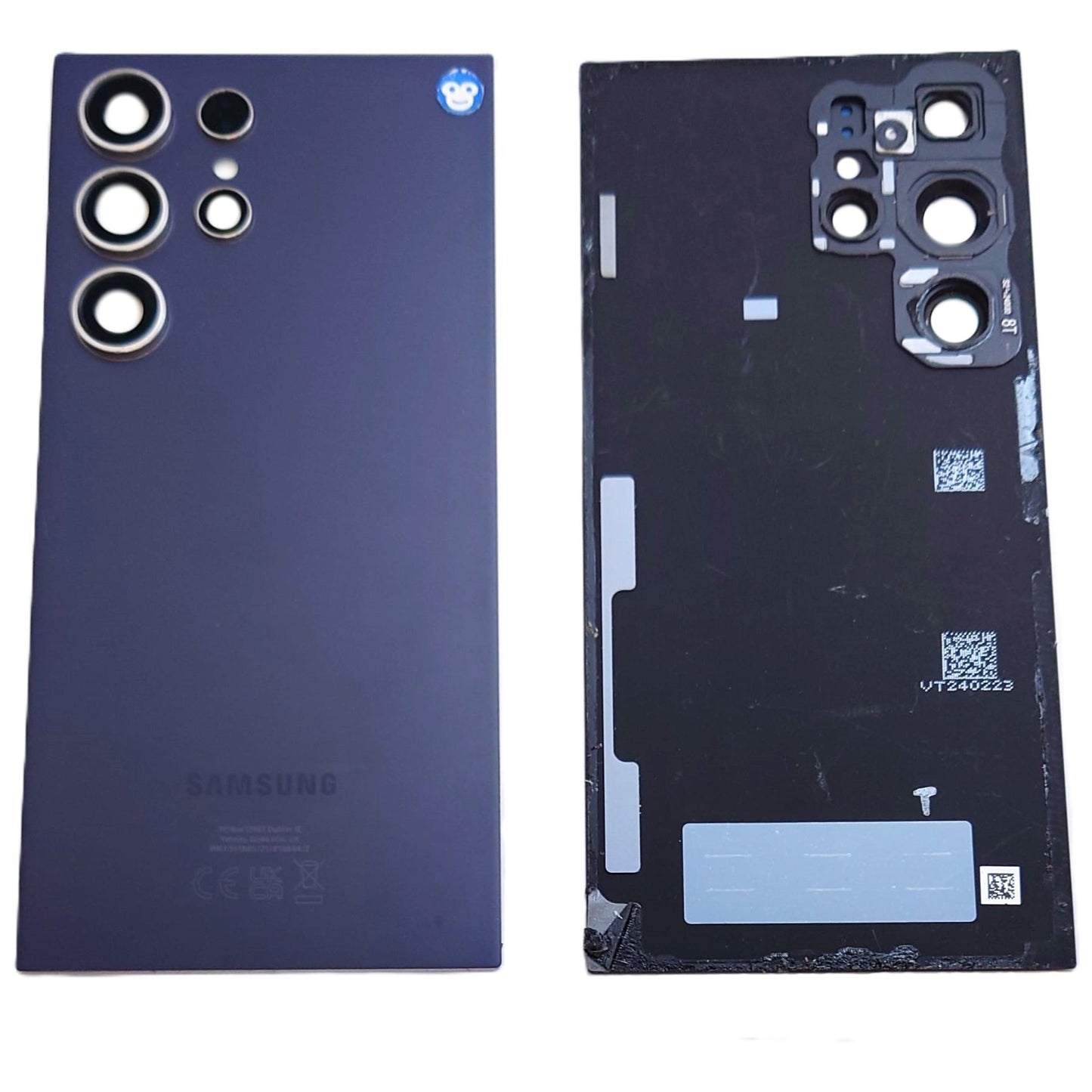 BACK BATTERY REAR COVER PANEL CAMERA LENS SAMSUNG GALAXY S24 ULTRA S928 TITANIUM VIOLET - GRADE AB
