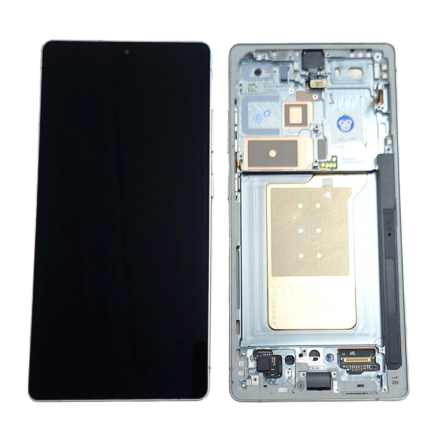 LCD SCREEN DISPLAY Samsung Galaxy S25 Ultra S938 Titanium white silver / Silverblue (Blue) - GRADE AB