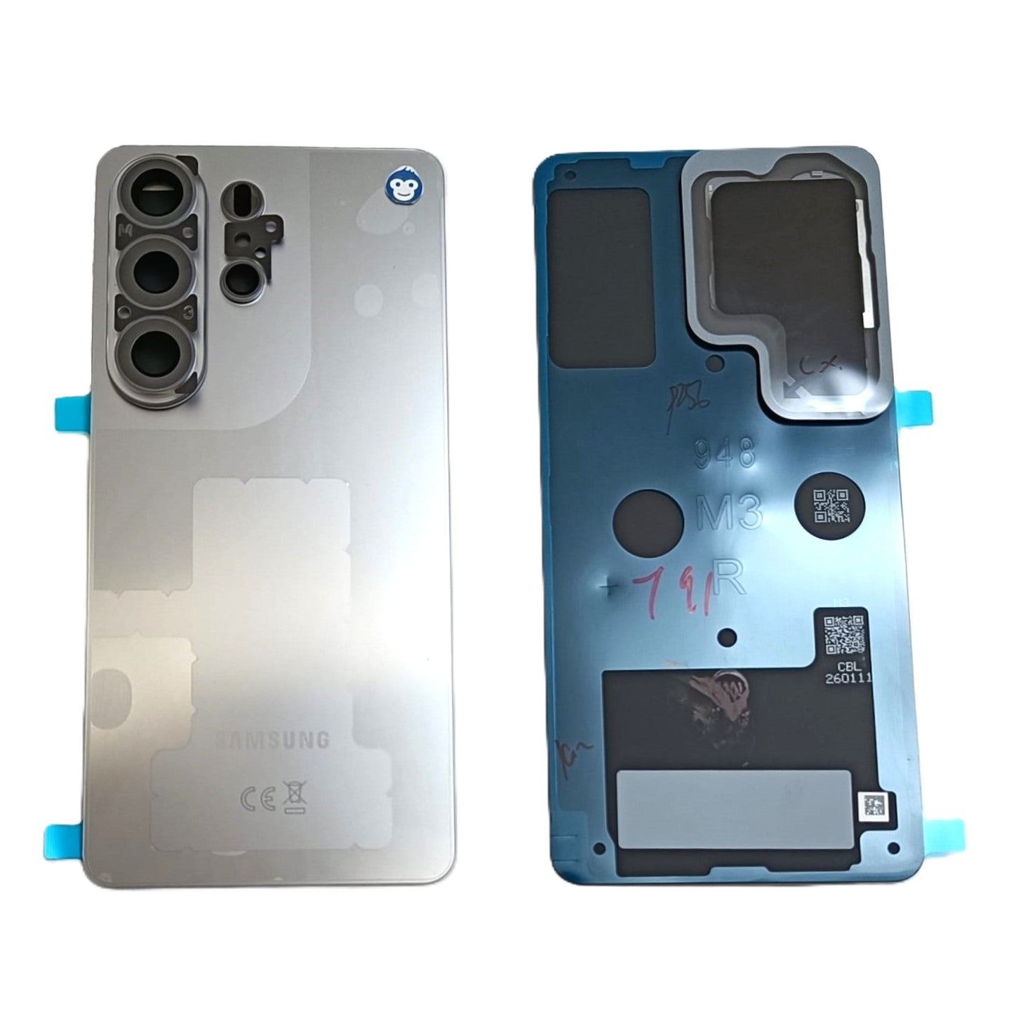 Back cover glass camera lens Samsung Galaxy S26 Ultra S948 Silver Shadow - NEW