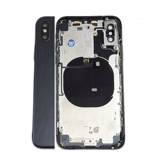 IPHONE X BLACK FRAME GREY CHASSIS HOUSING - GRADE AB